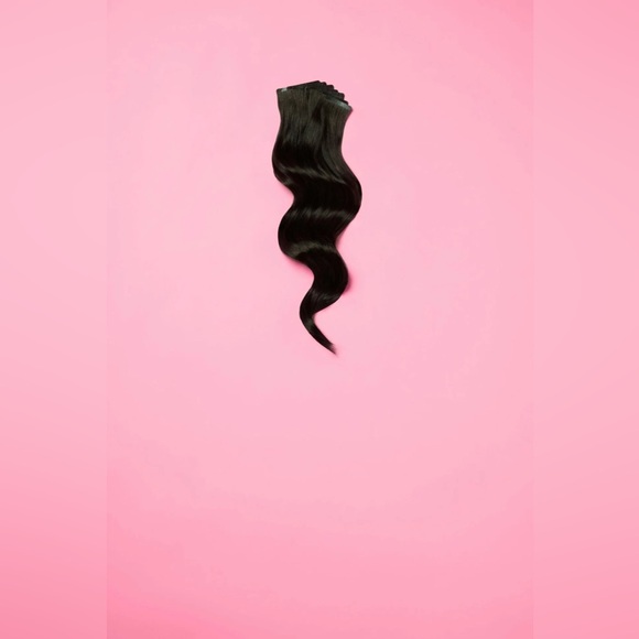 Glam Seamless Invisi Clip In 22" Rooted Vanilla Creme Highlights 23/1001 - Picture 2 of 12